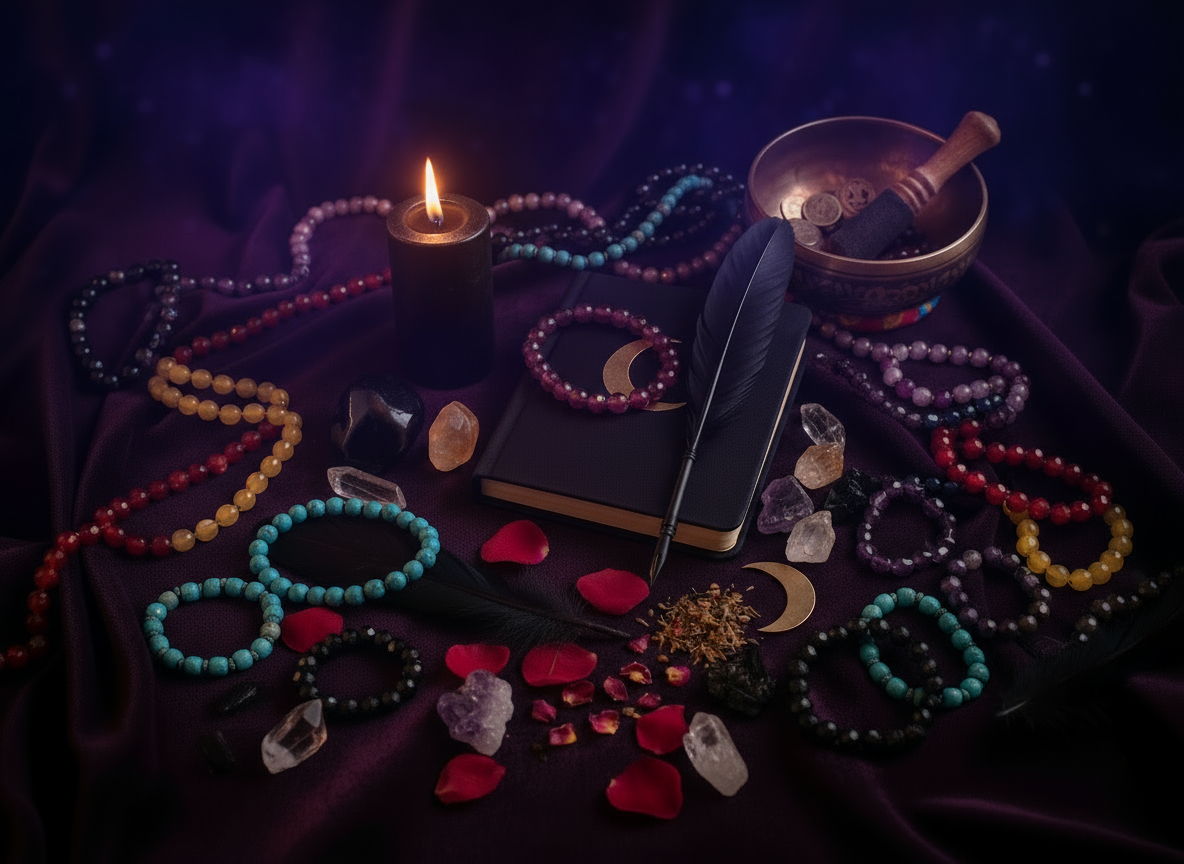 Mystical Magical Bracelets Banner with Enhanced Contrast